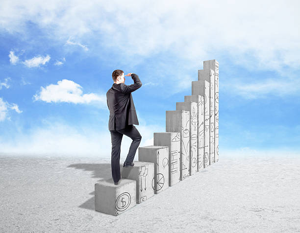 istock Success and financial growth concept 621477358