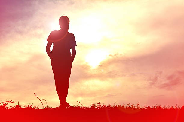 istock Silhouettes women playing at sunset 621477892