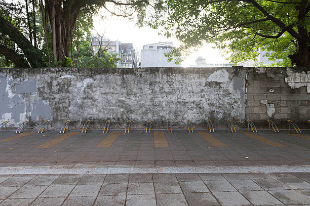 istock Large blank billboard on a street wall 621478378