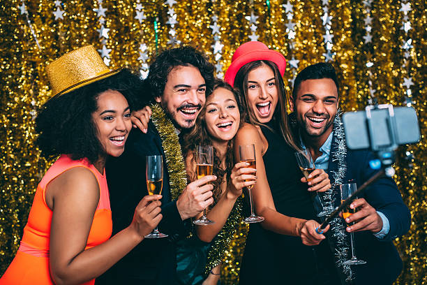 istock New Year's Eve Selfie 621479036