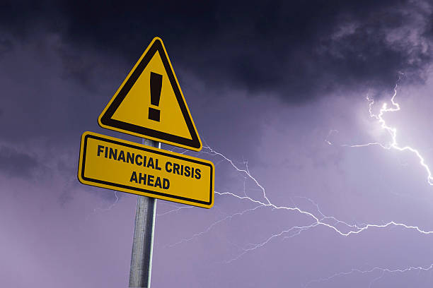 今後の金融危機 - lightning storm natural disaster cloud ストックフォトと画像