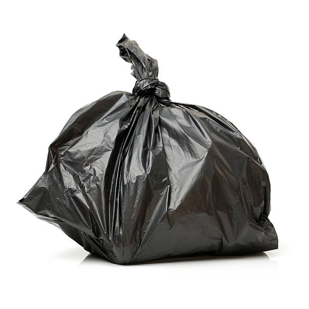 istock Blue bag of rubbish 621482480