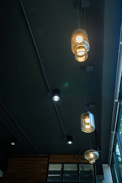 istock Vintage hanging light bulb decoration 621484080