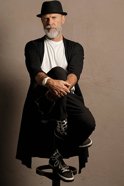 istock Lumbersexual  Bearded  Senior men hipster 621486068