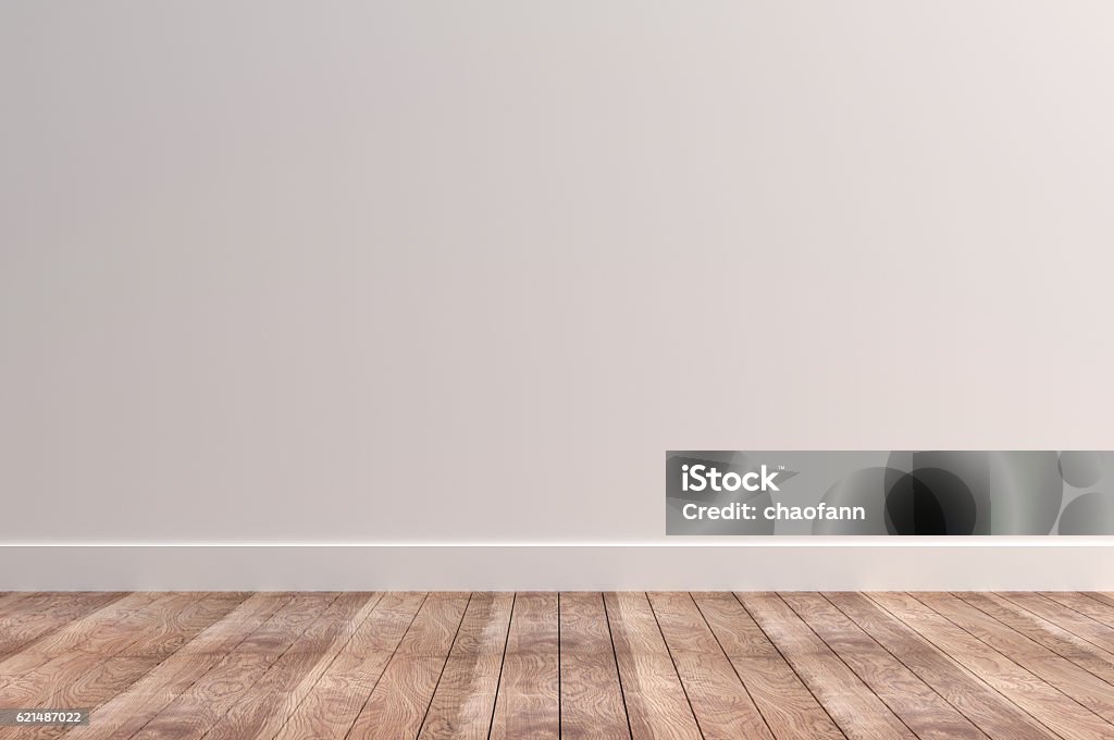 Empty Room Showcase room or Home Interior Copyspace Wall - Building Feature Stock Photo