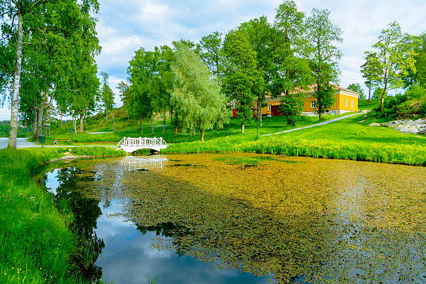 Summer Park in Halden, Norway