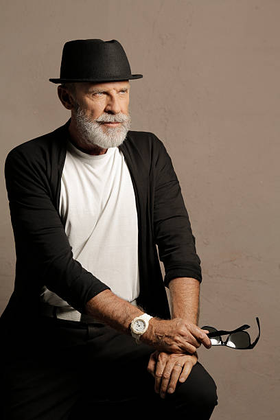 istock Lumbersexual  Bearded  Senior men hipster 621490840