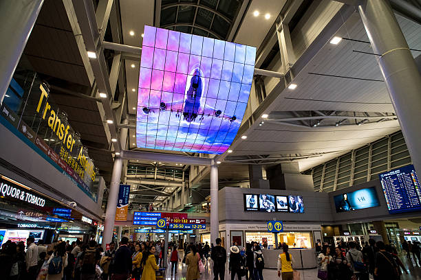 Incheon, Korea,Republic of - November 2, 2016: Incheon Airport at Boading area