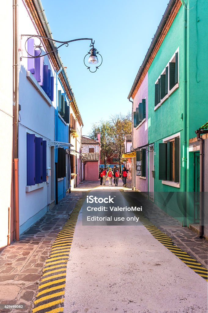 Burano, l’île colorée de Venise (Italie) - Photo de Architecture libre de droits