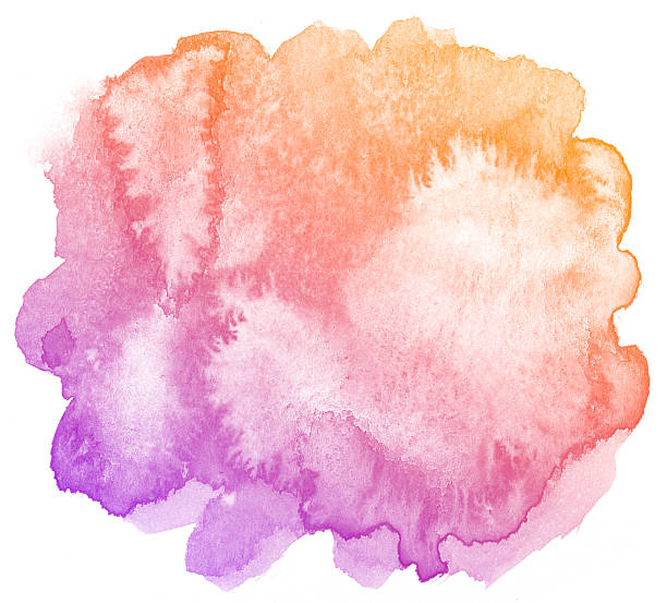 istock Abstract purple watercolor background. 621496124