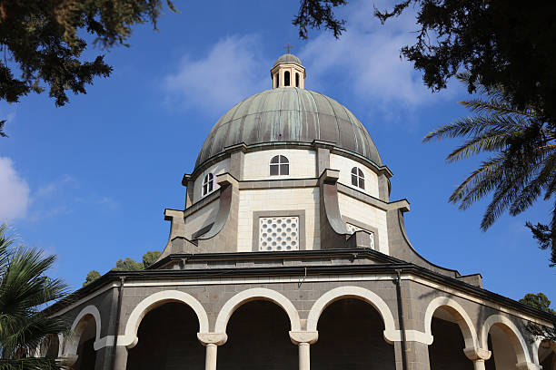 istock Roman Catholic Chapel at Mount of Beatitudes 621496402