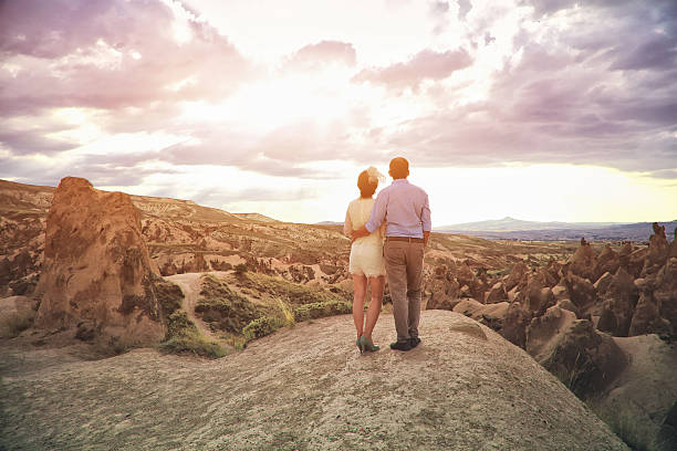 istock Newlyweds in Cappadocia, Turkey 621499238