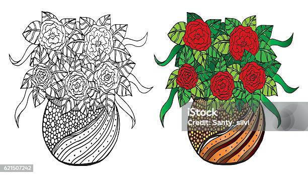 Handgezeichnete Hauspflanzen In Den Töpfen Illustration Stock Vektor Art und mehr Bilder von Blumentopf