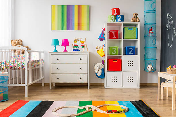 istock Colorful and pretty child room 621508158