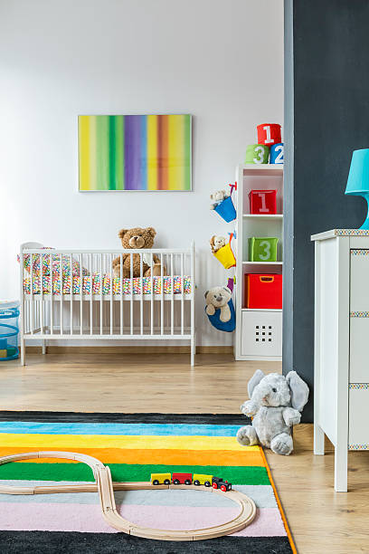 istock Colorful baby room 621508320