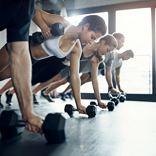istock Group fitness gives me that extra push 621508372