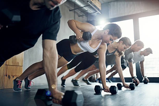istock Group exercise appeals to many people because of its diversity 621508438