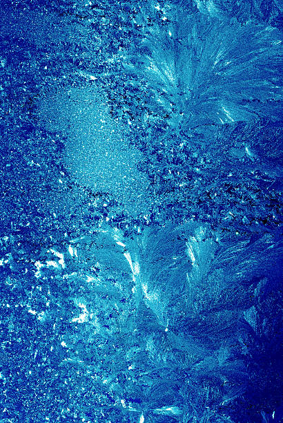 zamrożone okno - ice texture zdjęcia i obrazy z banku zdjęć