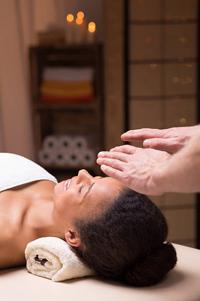 istock Woman relaxing in spa studio 621572656