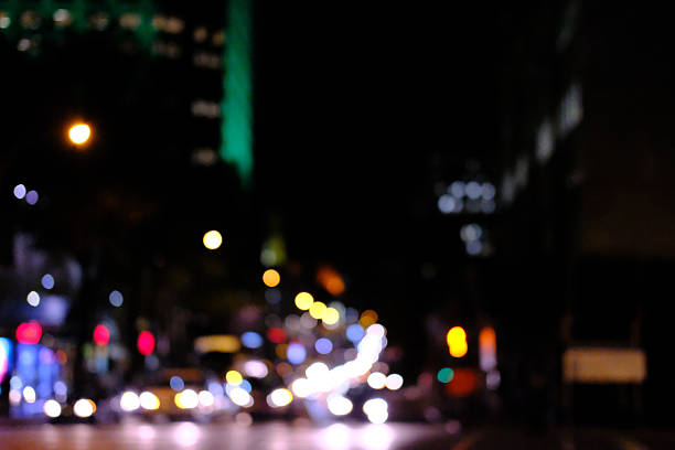 istock City Lights And Traffic With Bokeh Effect 621573142