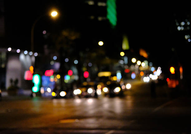 istock City Lights And Traffic With Bokeh Effect 621575152