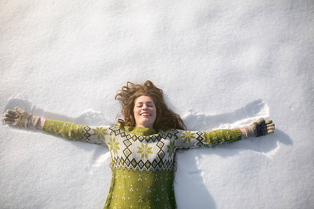 istock Angel in the snow 621577192