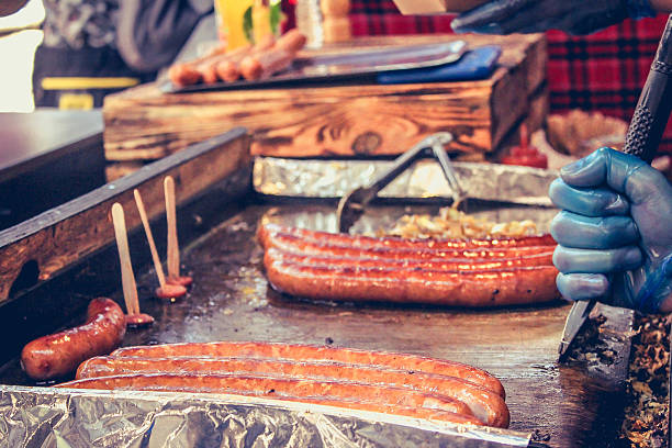 istock Male hands cleaning barbecue grill 621578258