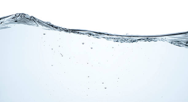 istock Moving water on white background 621578750