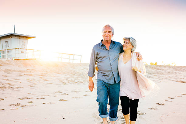 istock Senior couple on vacation 621579744