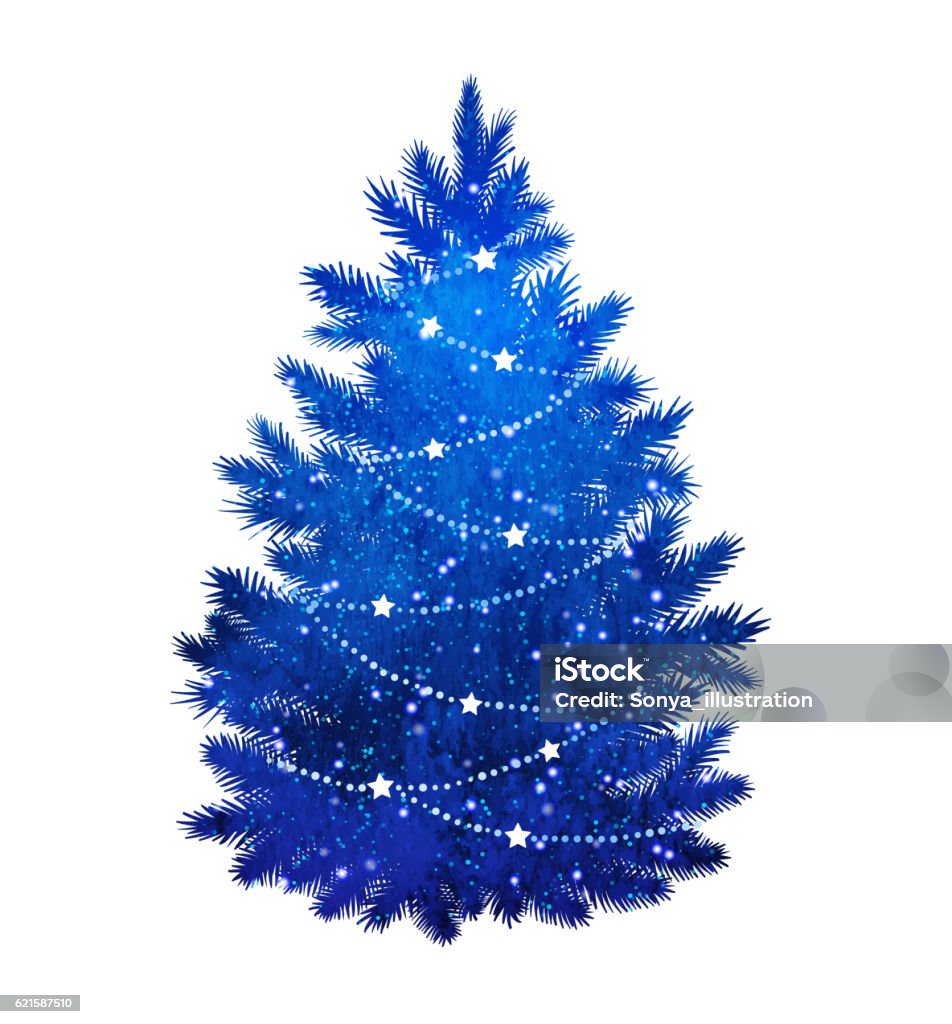 humedad Entretener Sofisticado Ilustración de Árbol De Navidad Azul Sobre Fondo Blanco y más Vectores  Libres de Derechos de Árbol de navidad - Árbol de navidad, Azul, Fondo  blanco - iStock