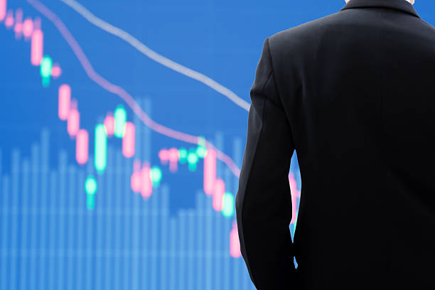 istock Back side of businessman 621590192