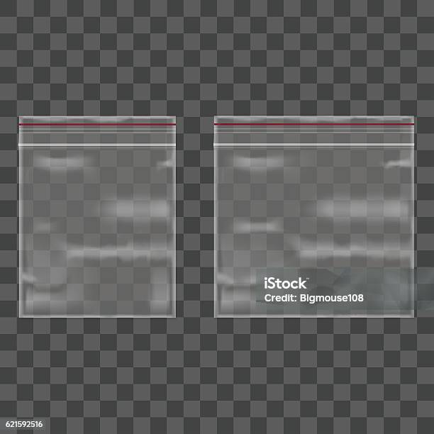 Transparent Design Packet Template Blank Transparent Package Set Vector Stock Illustration ...