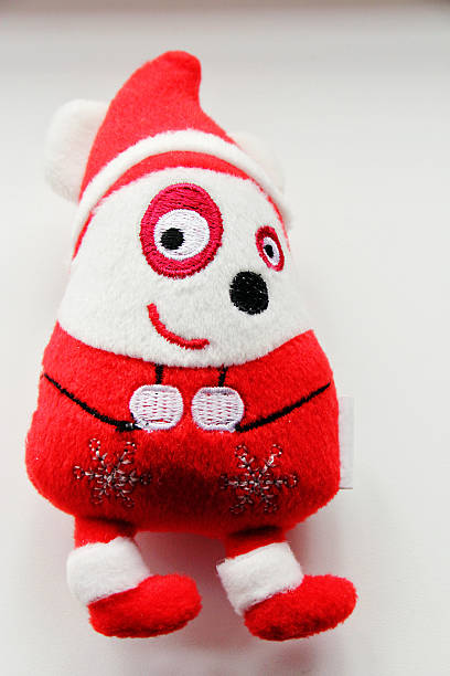 istock Christmas soft toy Santa Claus. 621593606