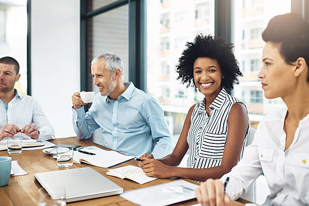 istock This meeting is in full swing 621593640