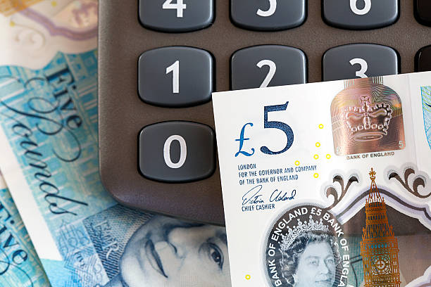 New Five Pound Note stock photo