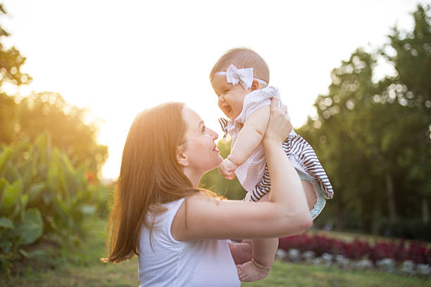 istock Smiling baby and her mom 621594966