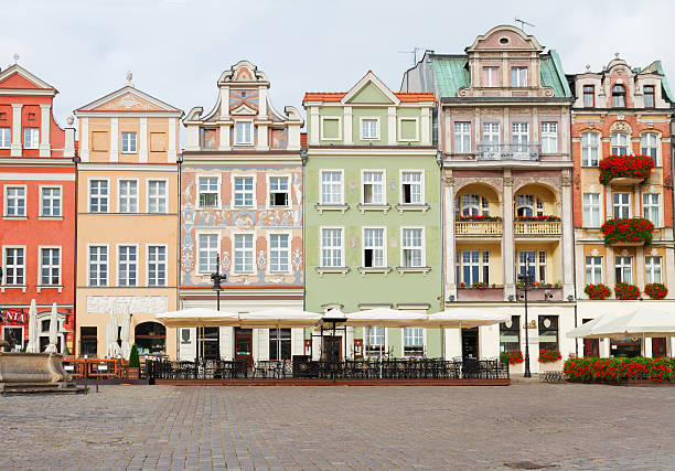 istock renaissance houses , Poznan, Poland 621596018
