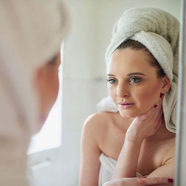 istock Her new beauty regime is really making her skin glow 621600898