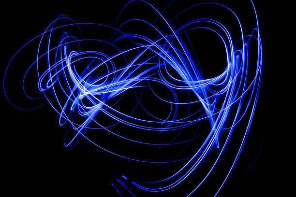 istock Blurred Light painting, Abstract of lighting equipment 621604814