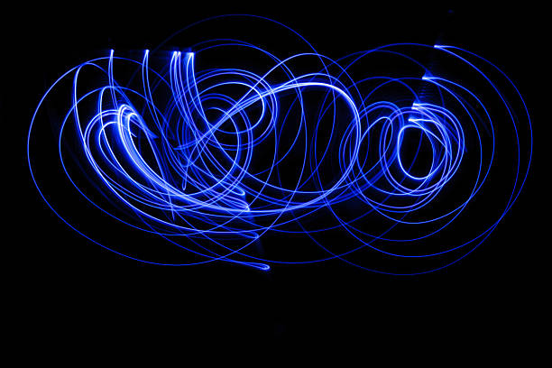 istock Blurred Light painting, Abstract of lighting equipment 621604832