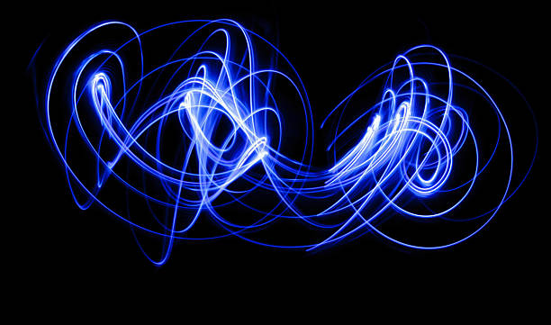 istock Blurred Light painting, Abstract of lighting equipment 621604834