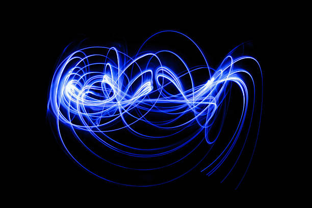 istock Blurred Light painting, Abstract of lighting equipment 621604848