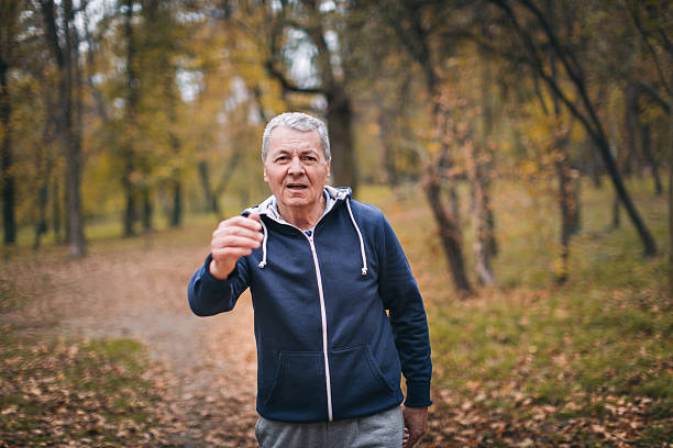 istock Senior man exercizing outdoors 621605126