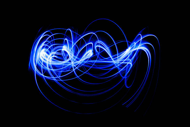 istock Blurred Light painting, Abstract of lighting equipment. 621605344