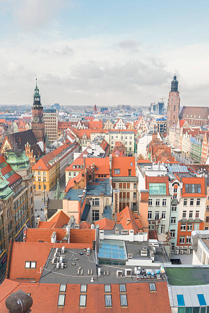 istock roofs of Wroclaw 621605980