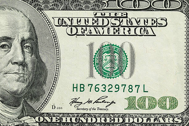 istock The denomination of one hundred dollars 621608126
