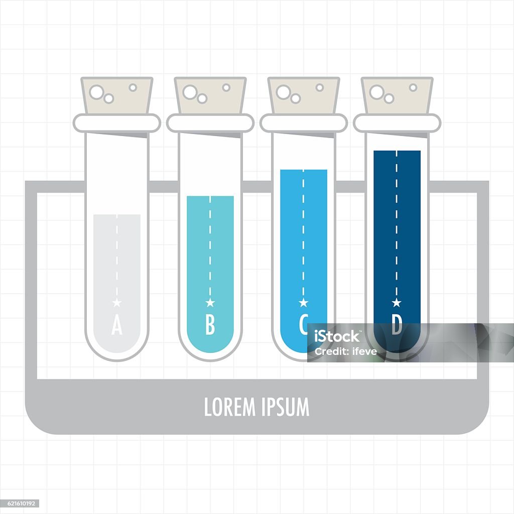 Tubescience Infographic On Science Tubes Vector Illustration Stock Illustration ...