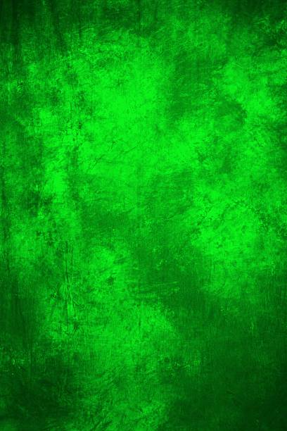 istock green fabric artistic background with simulated blurred ink. 621610432