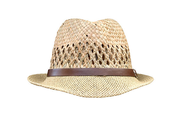 istock men's straw hat isolated on white background 621611450
