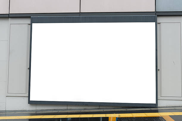 istock Large blank billboard on a street wall 621615252